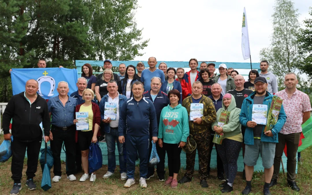 В Наровлянском районе прошли областные соревнования по рыбалке среди руководителей предприятий и председателей профсоюзных первичек ЖКХ